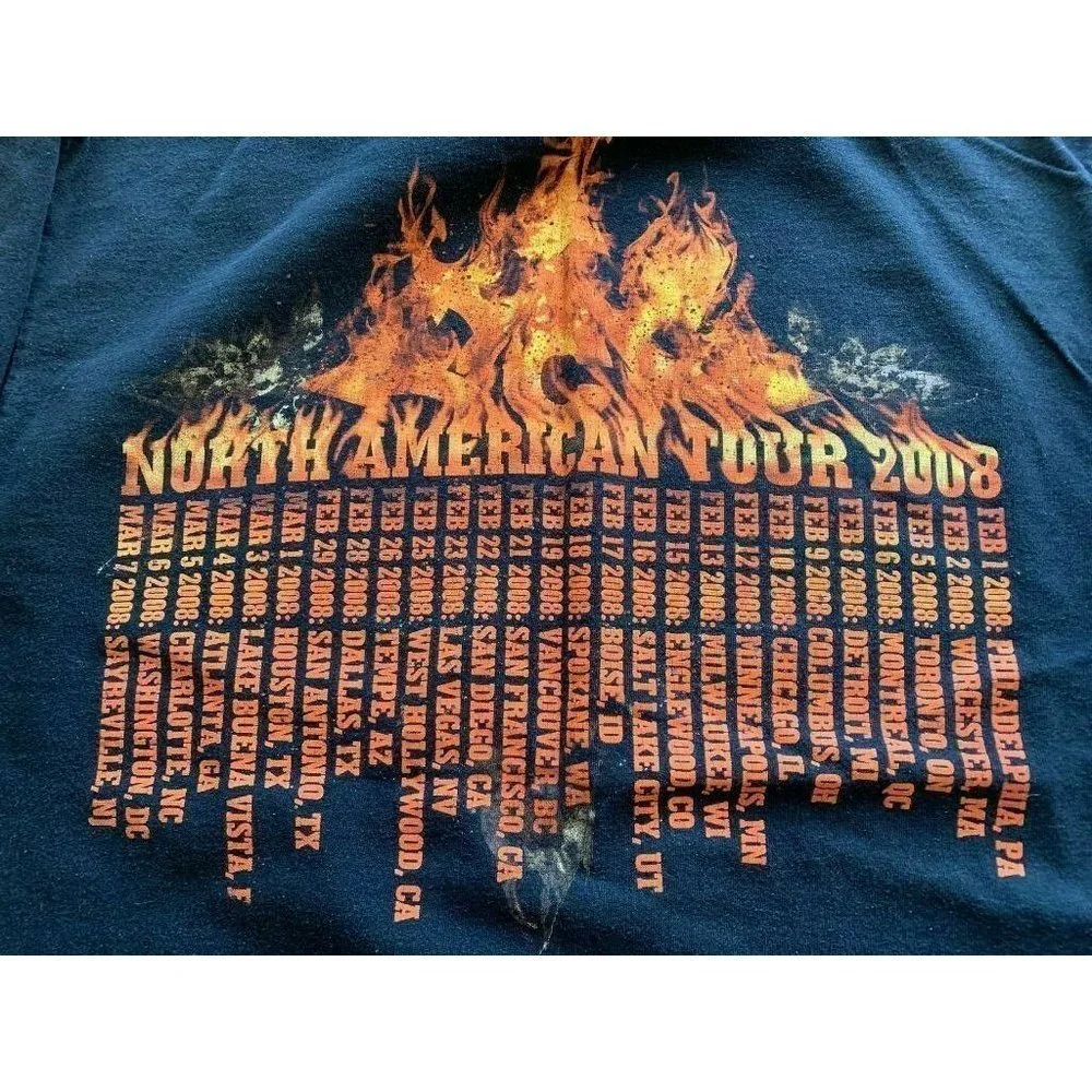 Chimaira North American Tour 2008 Band Tee Shirt - Picture 5 of 7